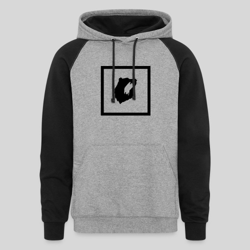 Bear Squared BoW - Unisex Colorblock Hoodie
