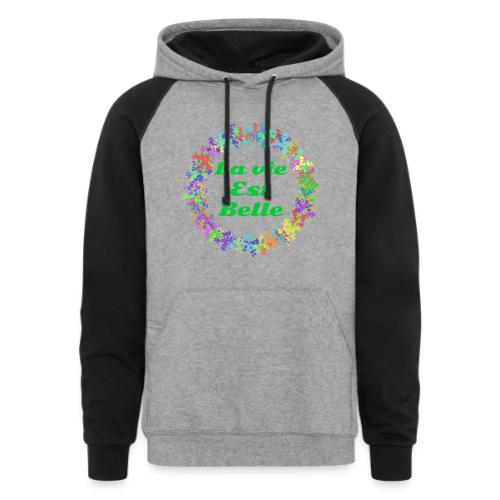 – Positive Attitude - Unisex Colorblock Hoodie