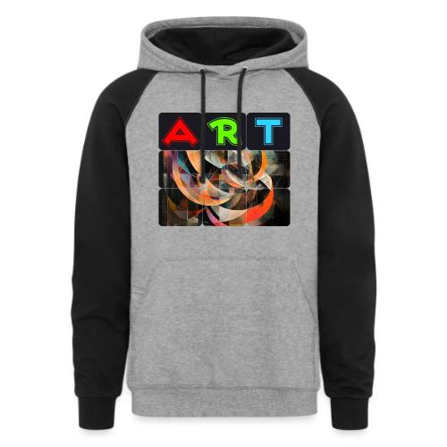 Fragments of Art - Unisex Colorblock Hoodie