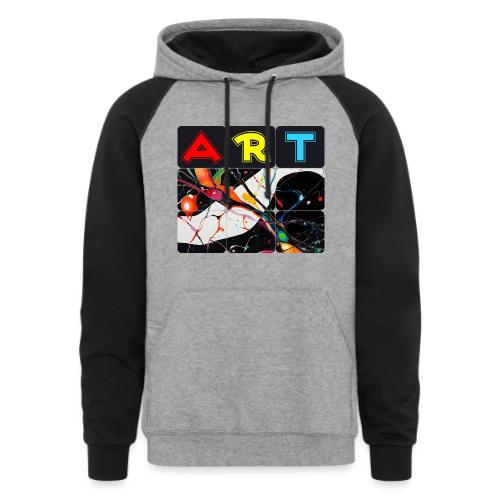 Art in Motion: Color Unleashed - Unisex Colorblock Hoodie