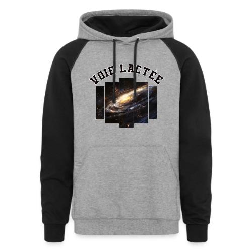 The Milky Way: A Visual Tribute - Unisex Colorblock Hoodie