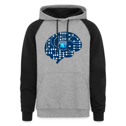 AI: Mind Wired - Unisex Colorblock Hoodie