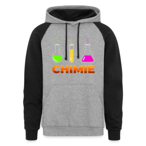 Chemistry: Moving Elements - Unisex Colorblock Hoodie