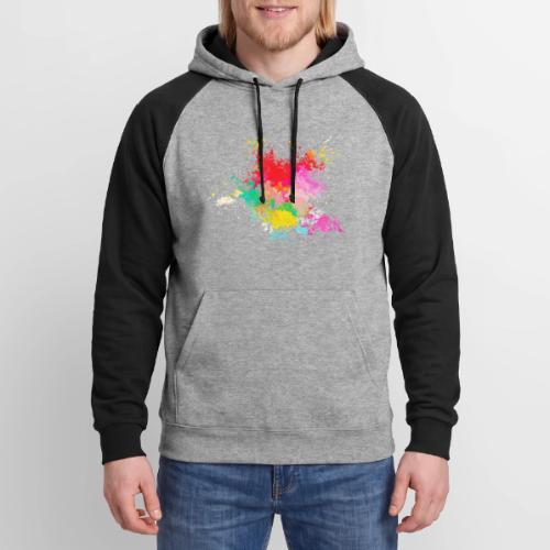 Psychedelic: Color Storm - Unisex Colorblock Hoodie