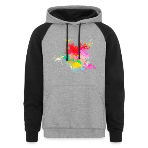 Psychedelic: Color Storm - Unisex Colorblock Hoodie