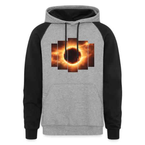 Eclipse Beyond Worlds - Unisex Colorblock Hoodie