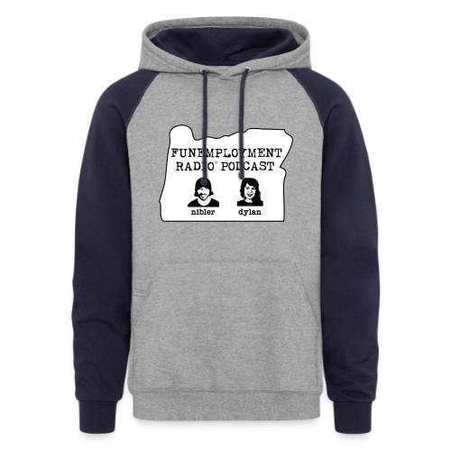 FER Logo Classic Design - Unisex Colorblock Hoodie