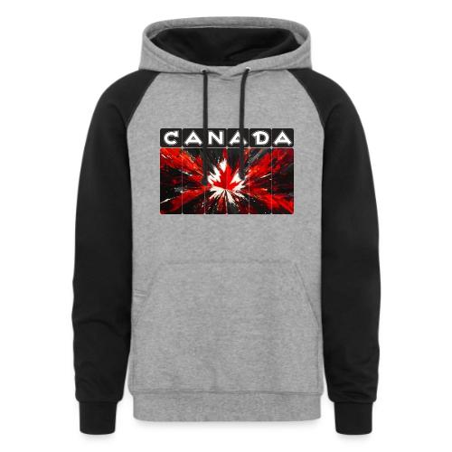 Canada Splash - Unisex Colorblock Hoodie