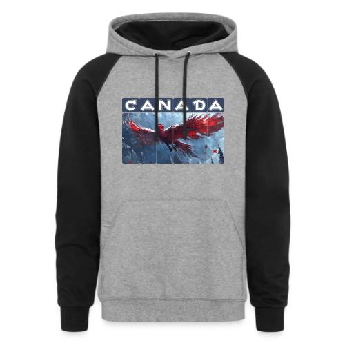 Canada Rising - Unisex Colorblock Hoodie
