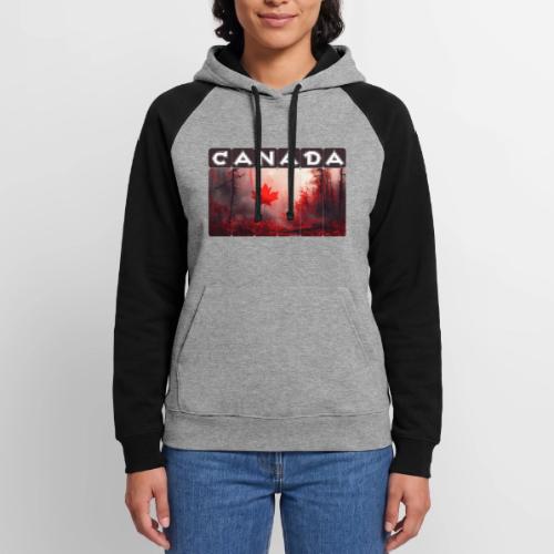 Canada Nature Vibes - Unisex Colorblock Hoodie