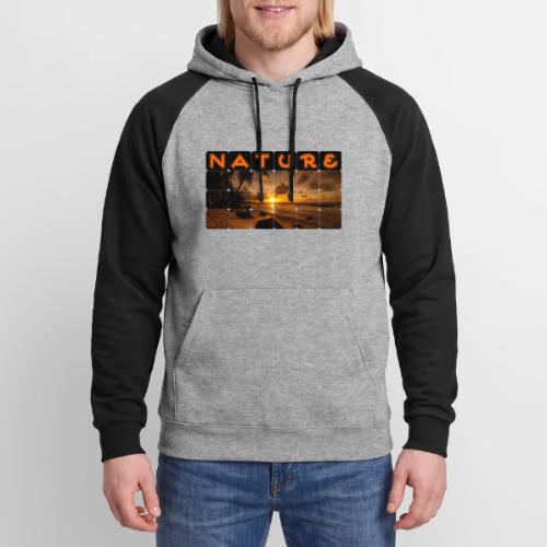 Nature: Golden Hour Escape - Unisex Colorblock Hoodie