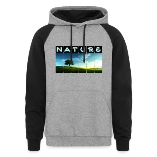 Nature: Solitary Strength - Unisex Colorblock Hoodie