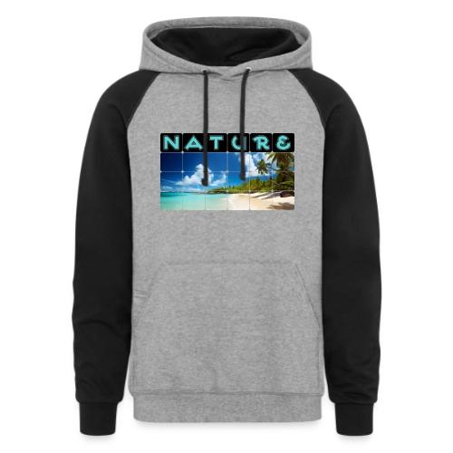 Nature: Island Bliss - Unisex Colorblock Hoodie
