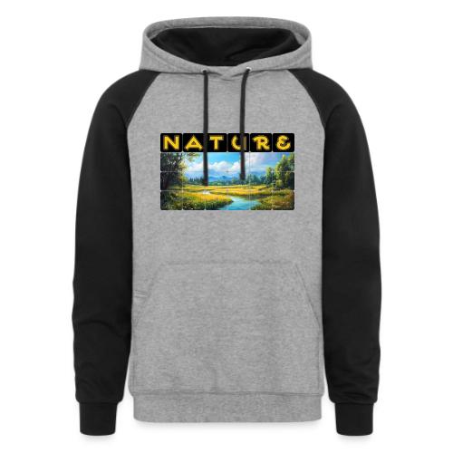 Nature: Season of Bloom - Unisex Colorblock Hoodie