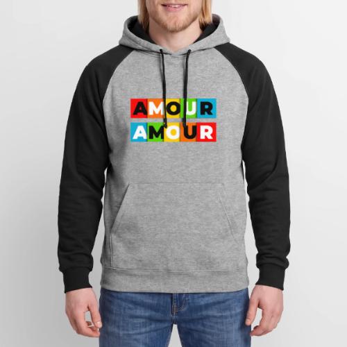 Love in Colour - Unisex Colorblock Hoodie
