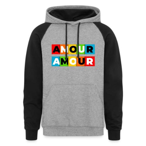Love in Colour - Unisex Colorblock Hoodie