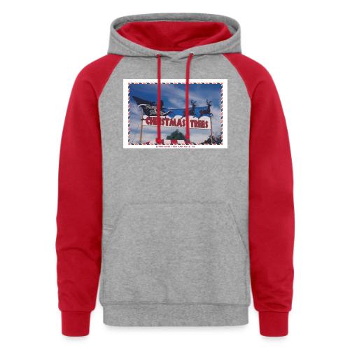Priut Christmas Tree Shop - Unisex Colorblock Hoodie