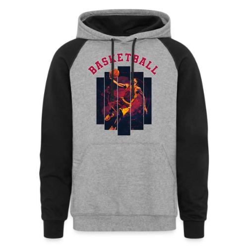 Basketball Spirit - Unisex Colorblock Hoodie