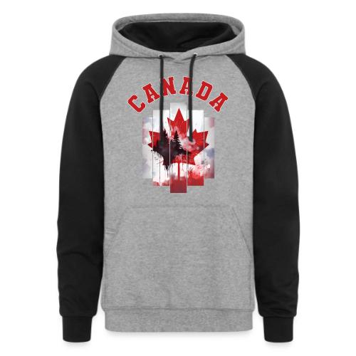Canadian Pulse - Unisex Colorblock Hoodie