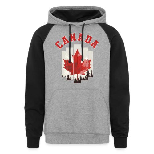 Creative Spirit of Canada - Unisex Colorblock Hoodie