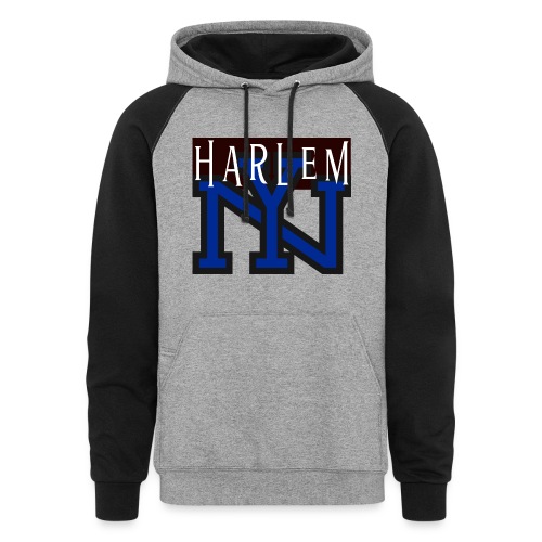 Sporty Harlem NY - Unisex Colorblock Hoodie