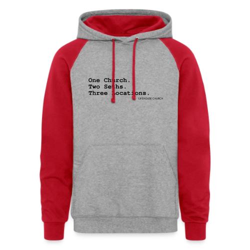 List Tagline - Unisex Colorblock Hoodie