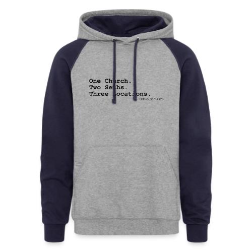 List Tagline - Unisex Colorblock Hoodie