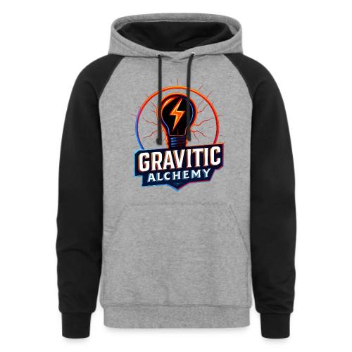 Gravitic Alchemy Logo - Unisex Colorblock Hoodie
