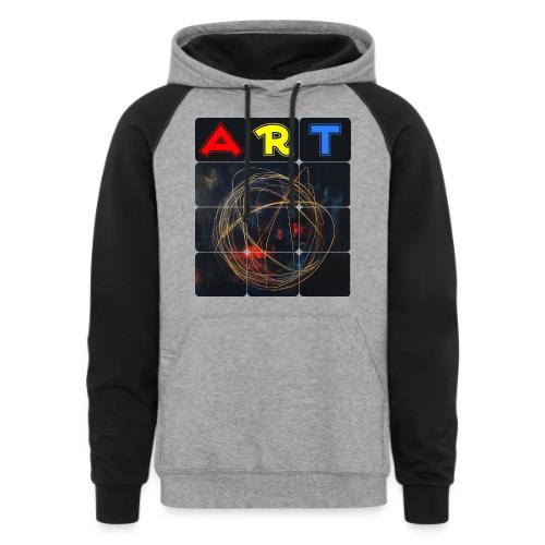 Echoes of Art - Unisex Colorblock Hoodie