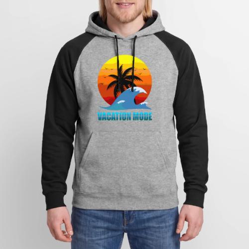 Vacation mode: Sunset Escape - Unisex Colorblock Hoodie