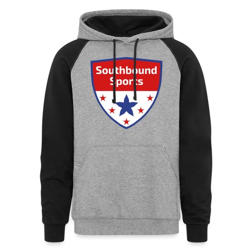 Southbound Sports Crest Logo - Unisex Colorblock Hoodie