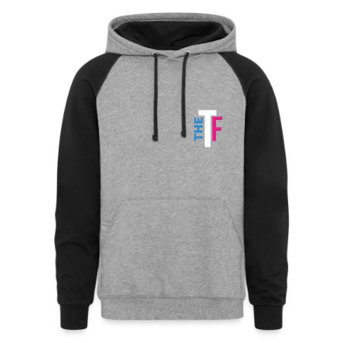 TTF Blue, White & Pink - Unisex Colorblock Hoodie