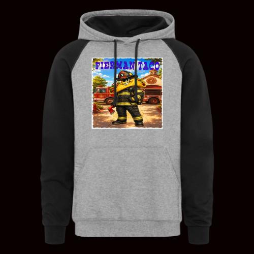 Fireman Taco - Unisex Colorblock Hoodie