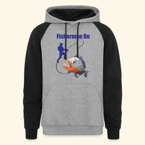 Fisherman on - Unisex Colorblock Hoodie