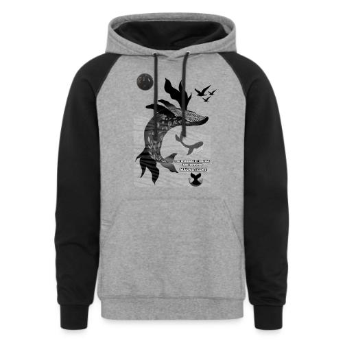 The Wonders Of The Sea - Unisex Colorblock Hoodie