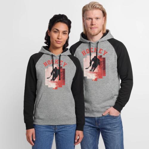 Hockey Spirit - Unisex Colorblock Hoodie