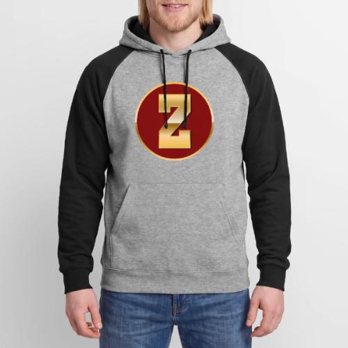 Letter Z – Capital Varsity Alphabet Monogram - Unisex Colorblock Hoodie