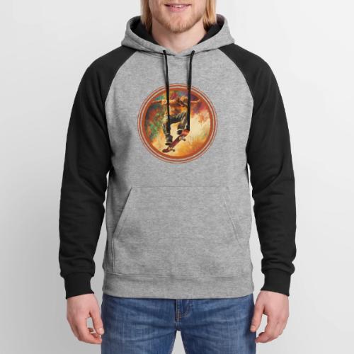 Skateboarding Mode On - Unisex Colorblock Hoodie