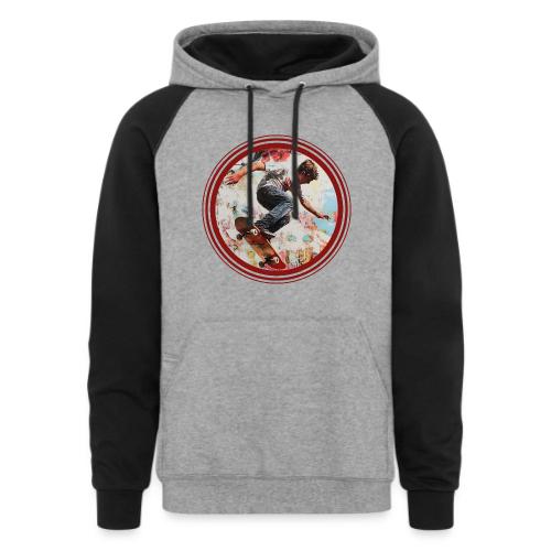 Skateboarding is Life - Unisex Colorblock Hoodie