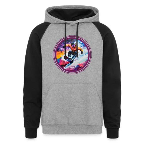 Snowboarding Spirit - Unisex Colorblock Hoodie