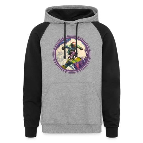 Snowboarding Soul - Unisex Colorblock Hoodie