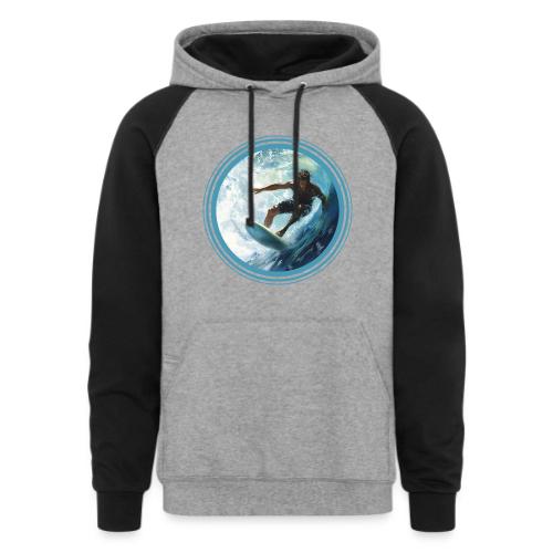 Surfing Freedom - Unisex Colorblock Hoodie