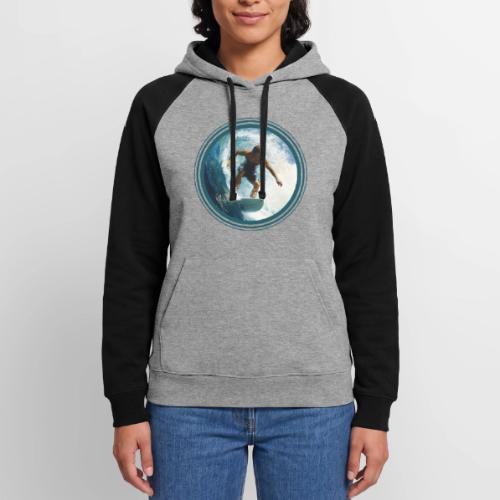 Surfing Horizon - Unisex Colorblock Hoodie