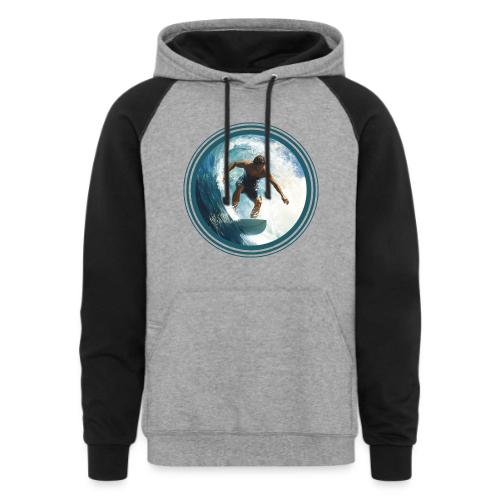 Surfing Horizon - Unisex Colorblock Hoodie