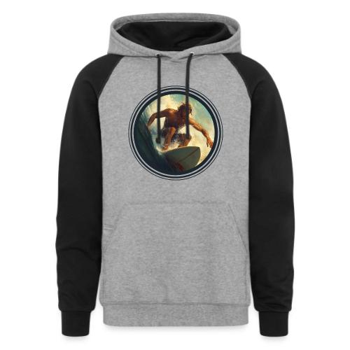 Surfing Rush - Unisex Colorblock Hoodie