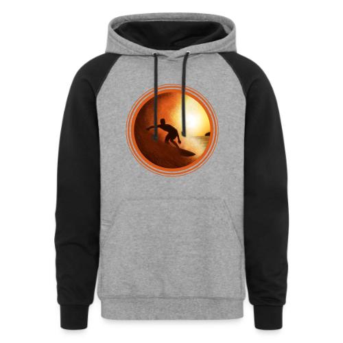 Surfing Vibes - Unisex Colorblock Hoodie