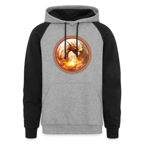 Dragon's Wrath - Unisex Colorblock Hoodie