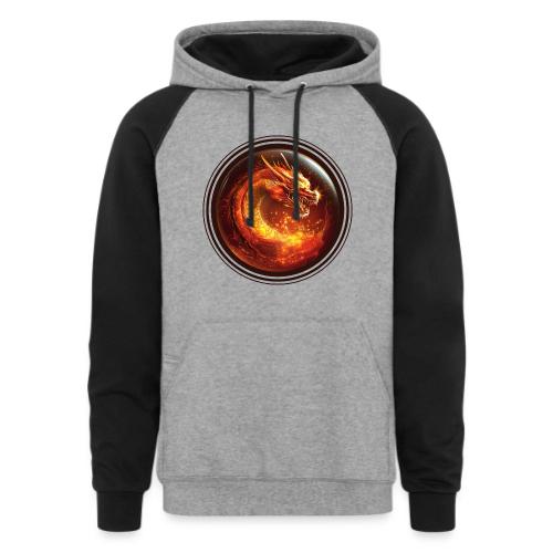 Shadow Dragon Rise - Unisex Colorblock Hoodie