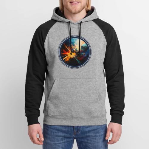 Planets in Turmoil - Unisex Colorblock Hoodie