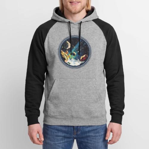 Celestial Collision - Unisex Colorblock Hoodie